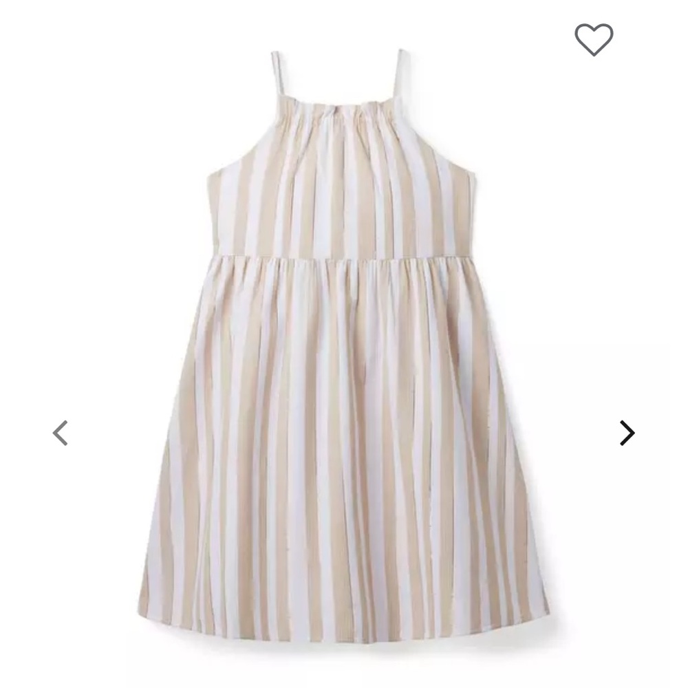 Janie and Jack NWT Metallic Striped Sundress